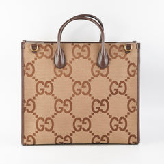 Gucci Jumbo GG Tote Brown Bag