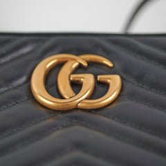 Gucci Small Marmont Camera Black Bag