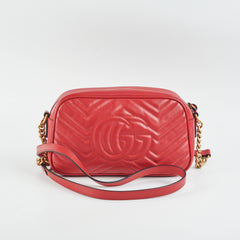 Gucci Marmont Camera Bag Red