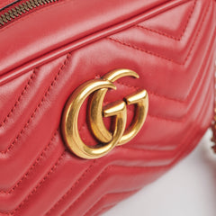 Gucci Marmont Camera Bag Red