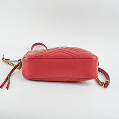 Gucci Marmont Camera Bag Red