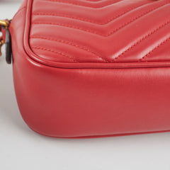 Gucci Marmont Camera Bag Red