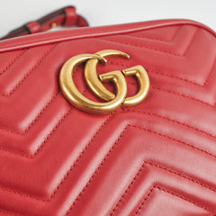 Gucci Marmont Camera Bag Red