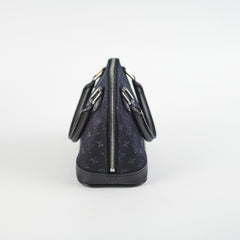Louis Vuitton Vintage Alma Mini Satin Black