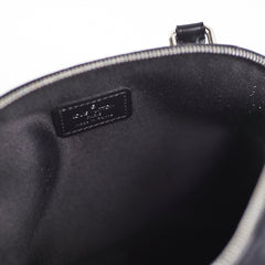 Louis Vuitton Vintage Alma Mini Satin Black