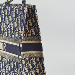 Christian DIor Large Book Tote Navy