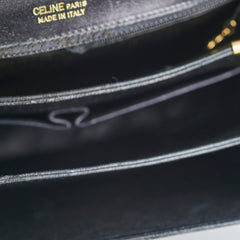 Celine Vintage Horse Carriage Bag Black