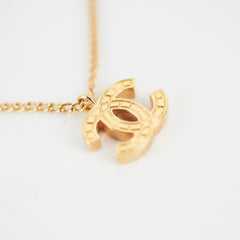 Chanel CC Logo Gold Necklace Costume Jewellery