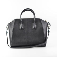 Givenchy Antigona Medium Black Grained Leather