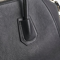 Givenchy Antigona Medium Black Grained Leather