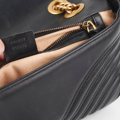 Gucci Marmont Small Black Shoulder Bag