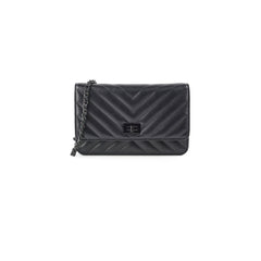 Chanel Chevron Reissue WOC Lambskin Wallet On Chain Black