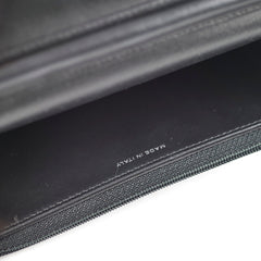 Chanel Chevron Reissue WOC Lambskin Wallet On Chain Black