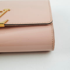 Louis Vuitton Vernis Pink Wallet On Chain WOC