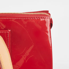 Louis Vuitton Vernis Red Patent Shoulder Bag