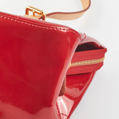 Louis Vuitton Vernis Red Patent Shoulder Bag