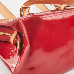 Louis Vuitton Vernis Red Patent Shoulder Bag