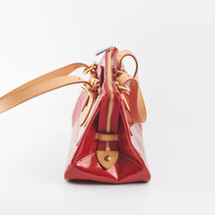 Louis Vuitton Vernis Red Patent Shoulder Bag