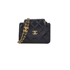 Chanel Micro Crossbody Bag Black