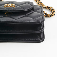 Chanel Micro Crossbody Bag Black