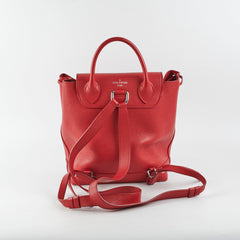 Louis Vuitton Lock Me Backpack Red