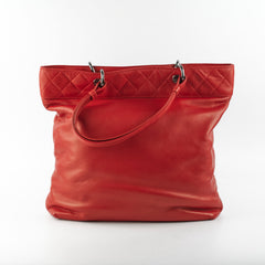 Chanel Cabaret Chain Fringe Lambskin Bag Red