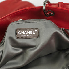 Chanel Cabaret Chain Fringe Lambskin Bag Red