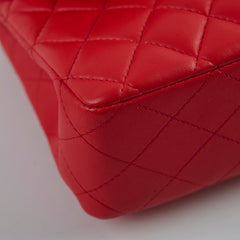 Chanel Medium Classic Flap Red Lambskin