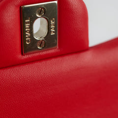 Chanel Medium Classic Flap Red Lambskin