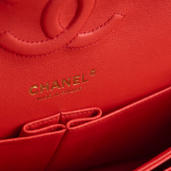 Chanel Medium Classic Flap Red Lambskin