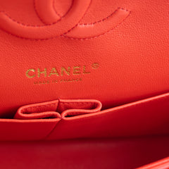 Chanel Medium Classic Flap Red Lambskin