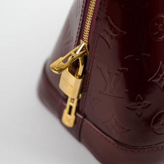 Louis Vuitton Alma PM Vernis Burgundy