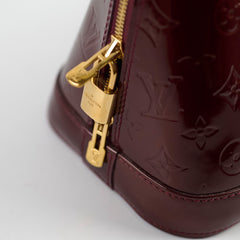 Louis Vuitton Alma PM Vernis Burgundy