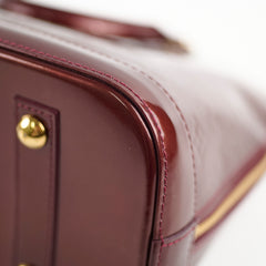 Louis Vuitton Alma PM Vernis Burgundy