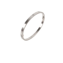 Cartier Love Bracelet White Gold Small Model Size 16