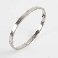 Cartier Love Bracelet White Gold Small Model Size 16