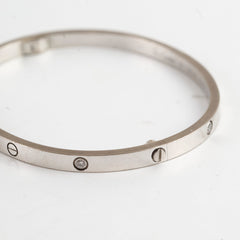 Cartier Love Bracelet 6 diamond White Gold Small Model