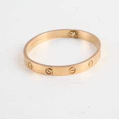 Cartier Love Bracelet Size 17 Pink Gold