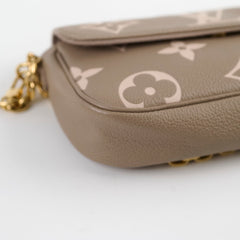 Louis Vuitton Ivy Wallet On Chain Empreinte Tourterelle/Creme