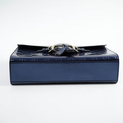 Gucci Patent Guccissima Emily Medium Blue