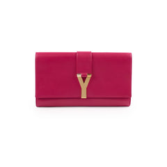 Saint Laurent Y Pink Large Clutch