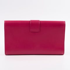 Saint Laurent Y Pink Large Clutch