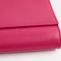 Saint Laurent Y Pink Large Clutch