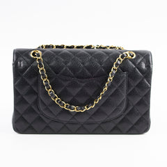 Chanel Medium/Large Classic Double Flap Caviar Black 2021