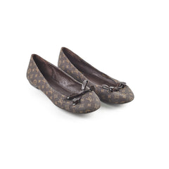 Louis Vuitton Monogram Brown Ballet Flats