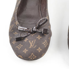 Louis Vuitton Monogram Brown Ballet Flats