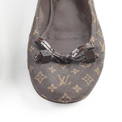 Louis Vuitton Monogram Brown Ballet Flats