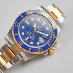 Rolex Submariner Bluesy Date 40mm Watch 116613LB (2010)