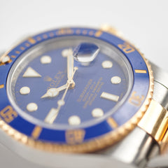 Rolex Submariner Bluesy Date 40mm Watch 116613LB (2010)