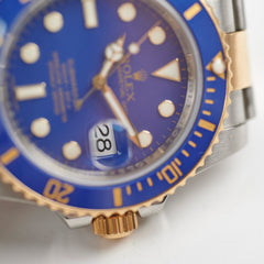 Rolex Submariner Bluesy Date 40mm Watch 116613LB (2010)